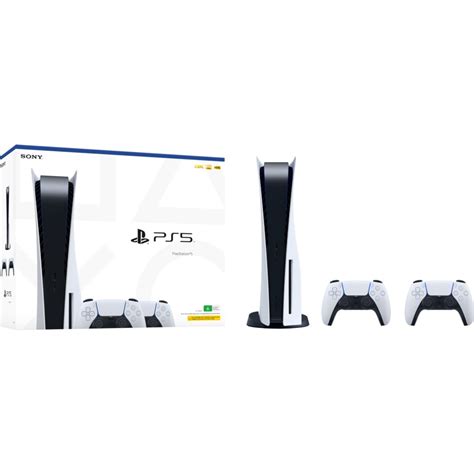 PlayStation PS5 Console with 2 Two DualSense .